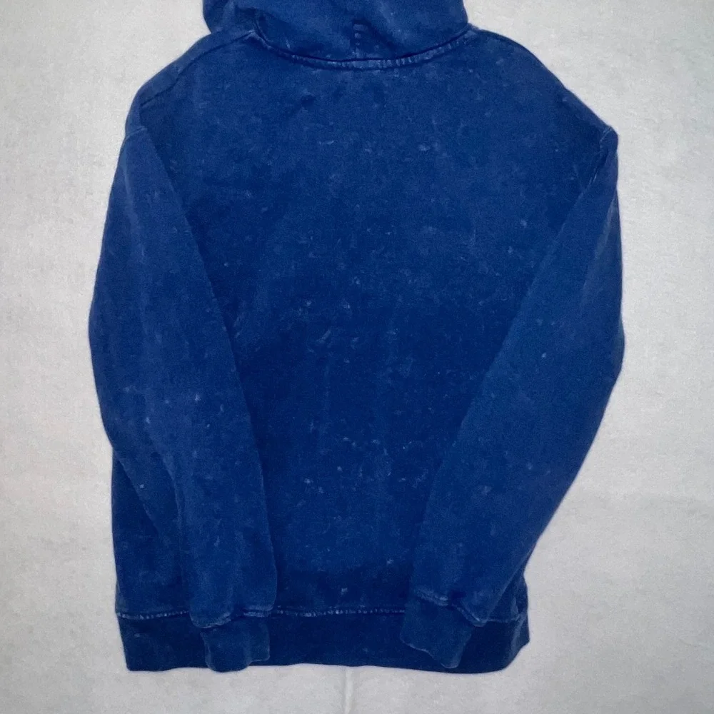 Jordan Hoodie L Flight Pullover Sweatshirt Jump Man Acid Wash Blue
